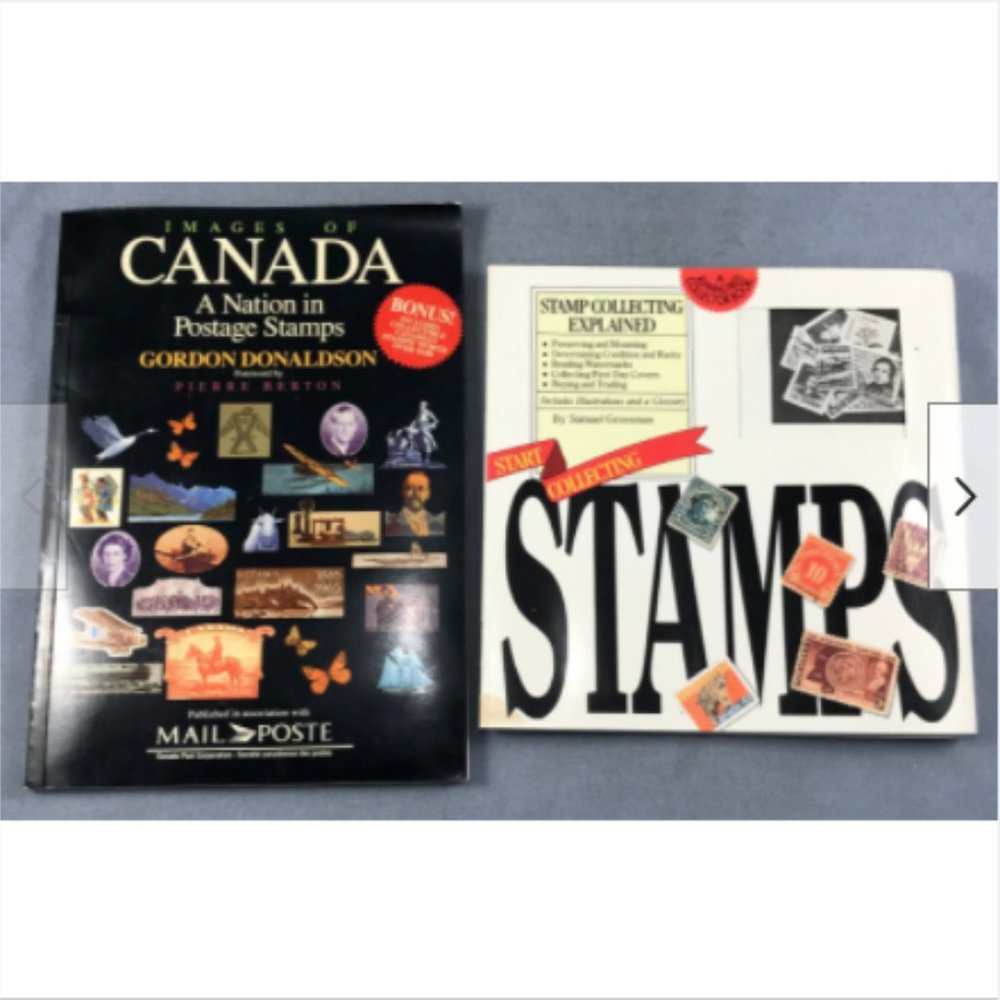 2 Postage Stamp Collecting Beginner Guides Books Canada (without stamps)